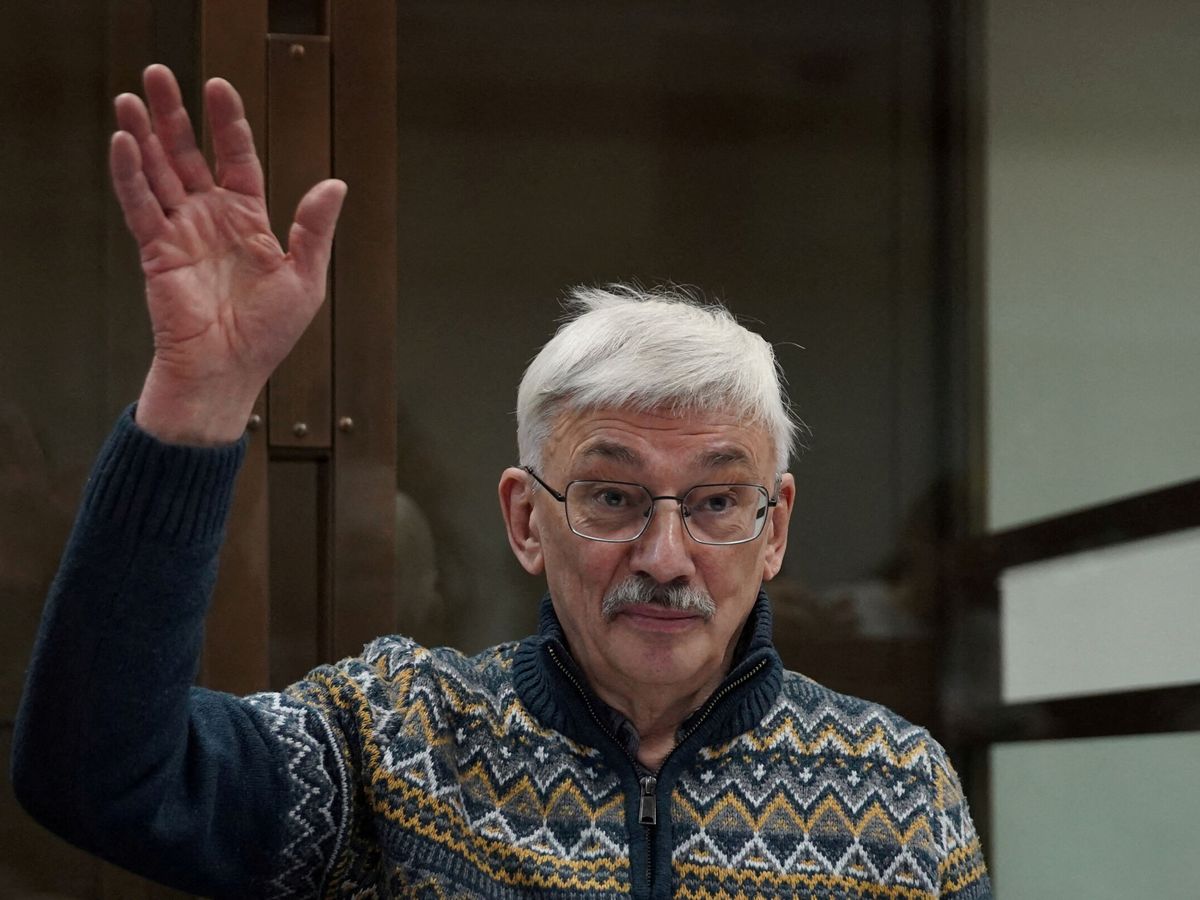 Foto: El veterano activista Oleg Orlov. (Reuters/Tatyana Makeyeva)
