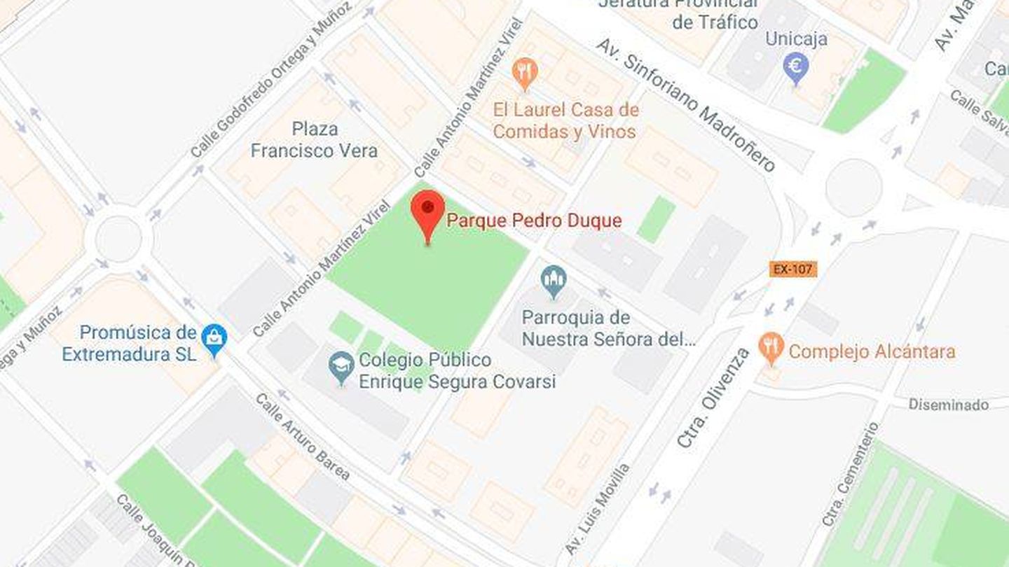 El parque que iba a ser para López Alegría, rebautizado como Pedro Duque.