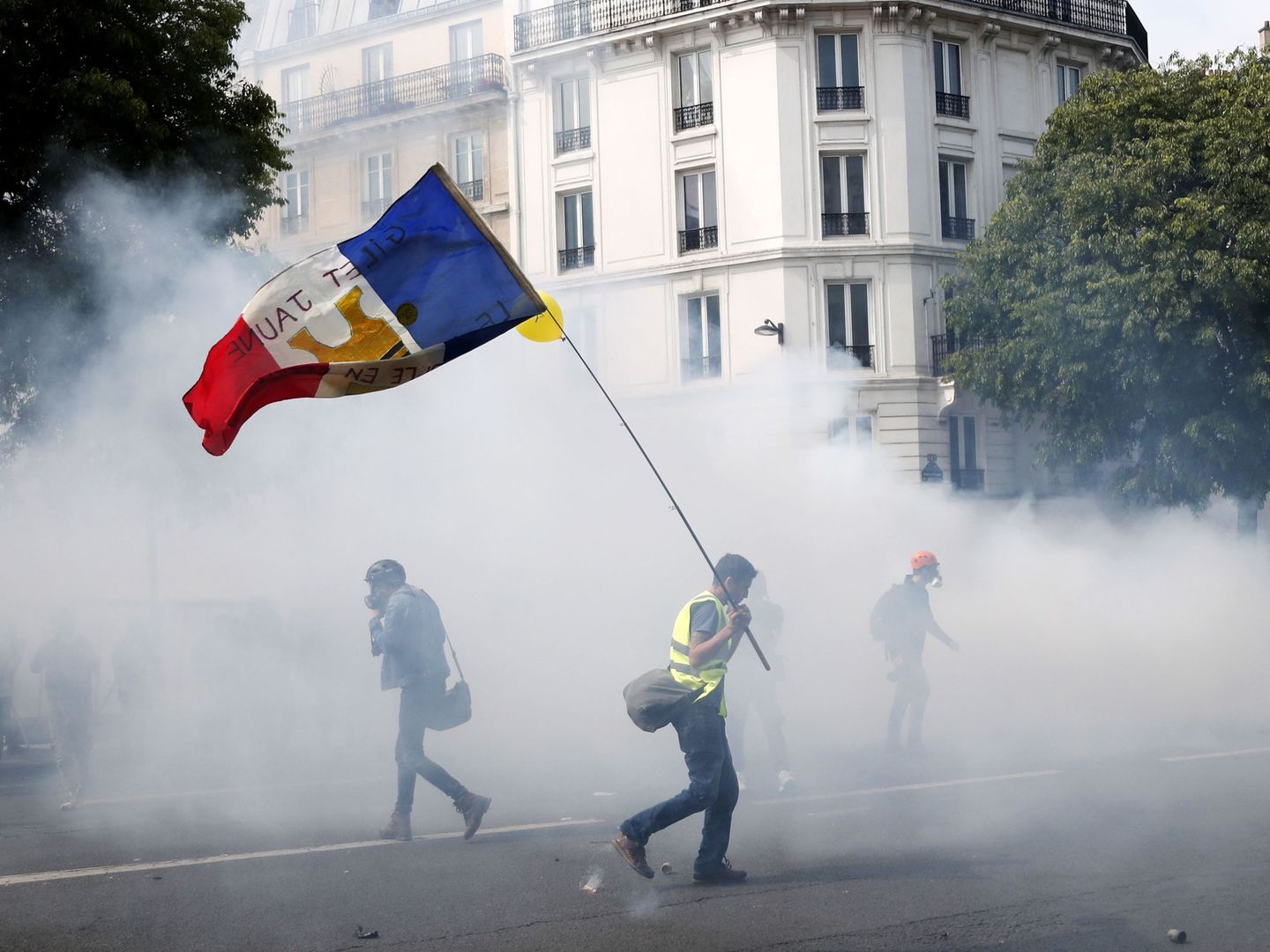 Protestas de los chalecos amarillos en Francia. (EFE)