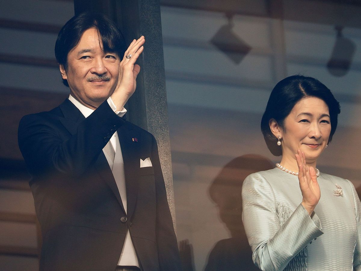 Foto: El príncipe Akishino y su esposa. (Reuters)