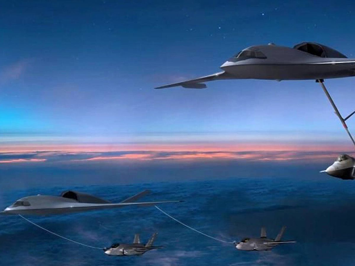 Foto: Concepto de nave nodriza invisible de Lockheed Martin.