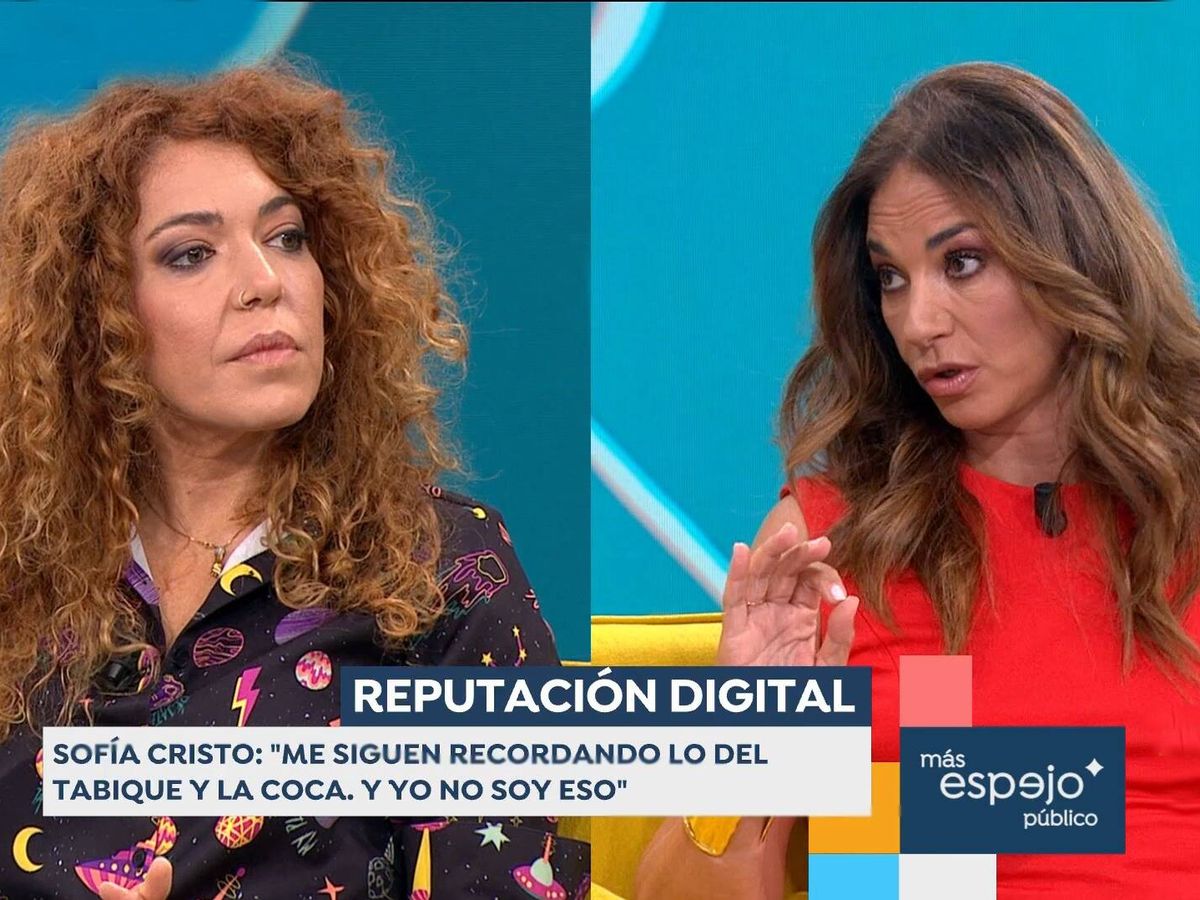 Foto: Sofía Cristo y Mariló Montero, en 'Espejo público'. (Antena 3)