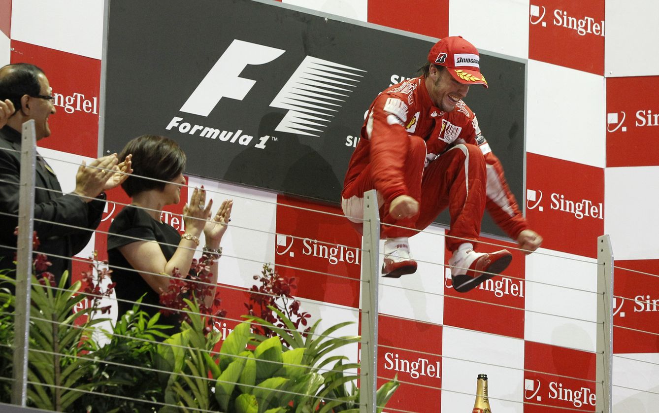 Fernando Alonso ha ganado en Singapur en dos ocasiones: 2008 y 2010.