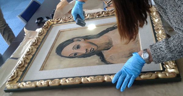 Foto: 'Cabeza de mujer joven', el cuadro de Picasso que poseía Jaime Botín. (EFE)