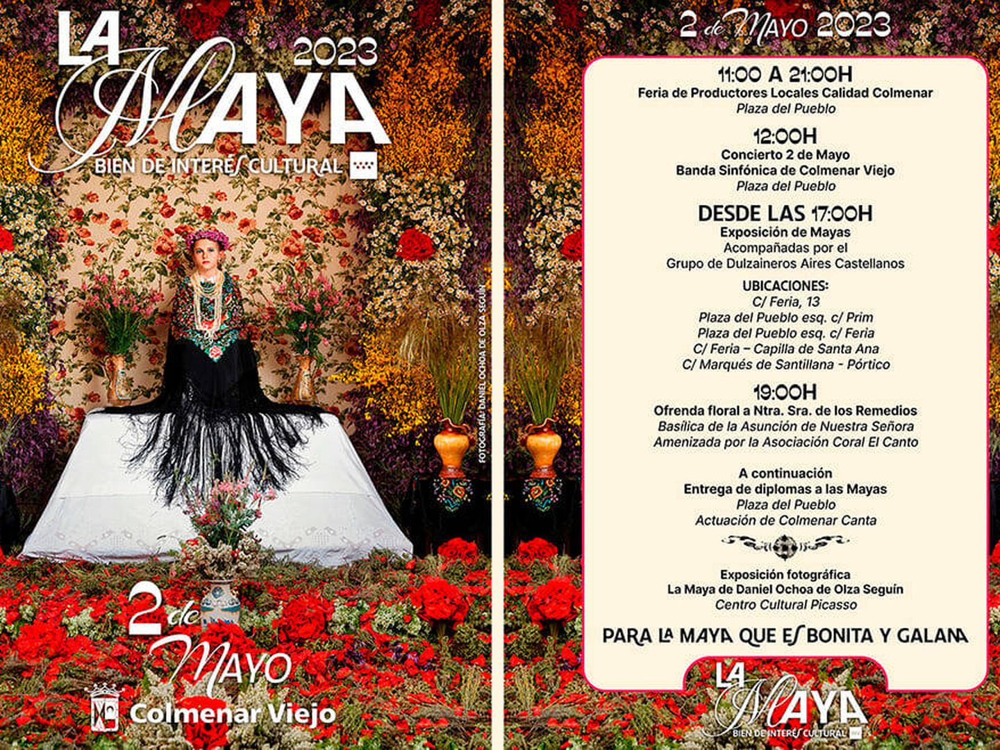 Programación para la Fiesta de la Maya 2023 (Ayuntamiento de Colmenar Viejo)