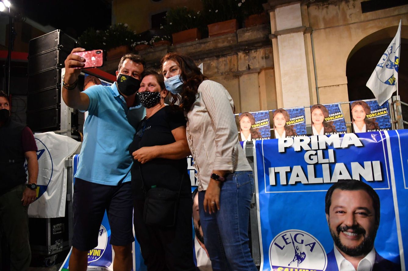 Matteo Salvini, de gira. (EFE)