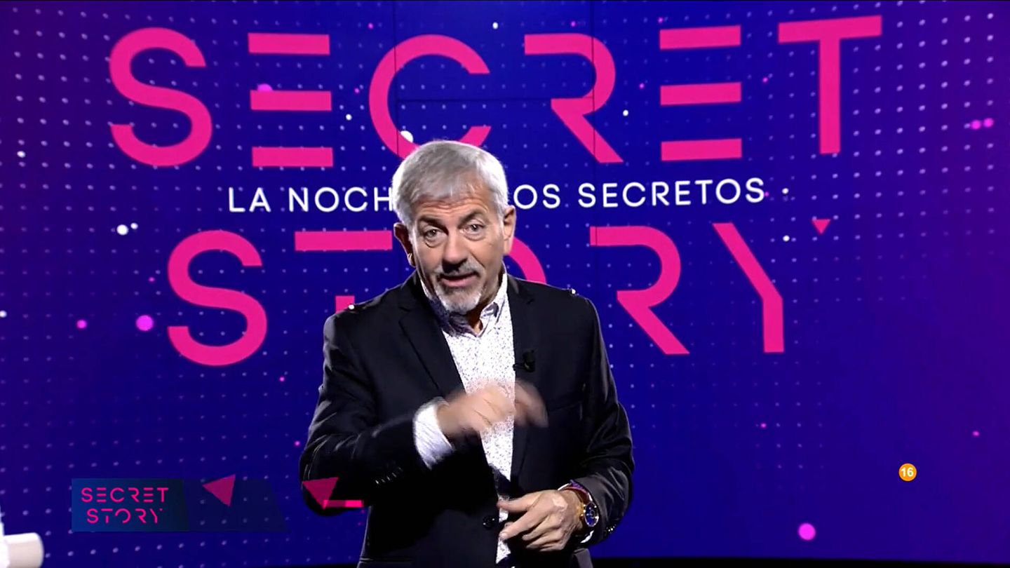 Carlos Sobera, en la última entrega de 'La noche de los secretos'. (Mediaset)