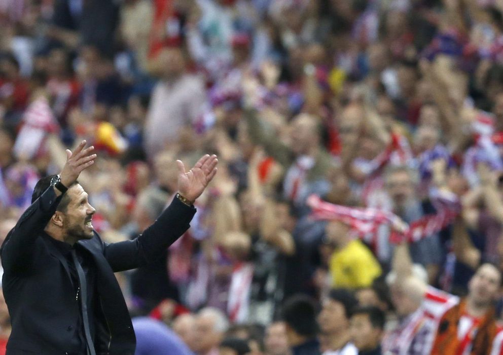 Foto: Simeone es el indiscutible líder del Atlético (EFE)