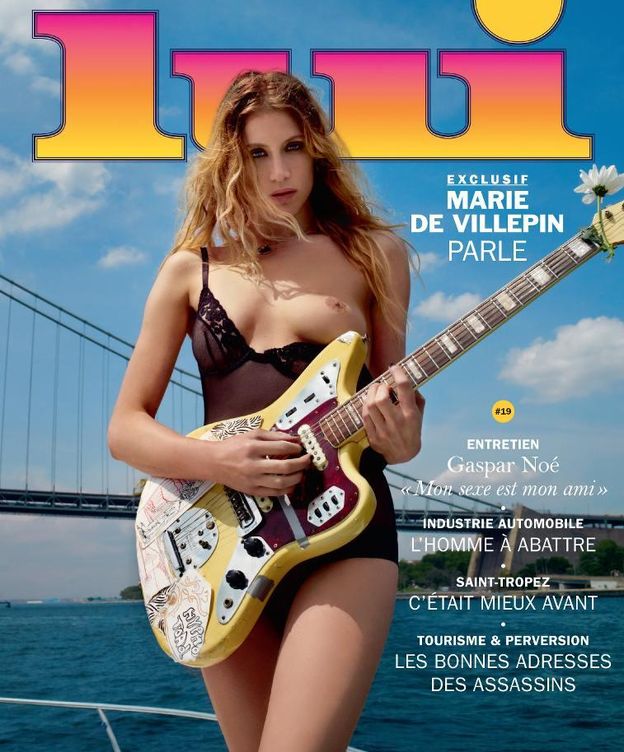 Foto: Marine de Villepin, imagen de portada de la revista 'Lui'
