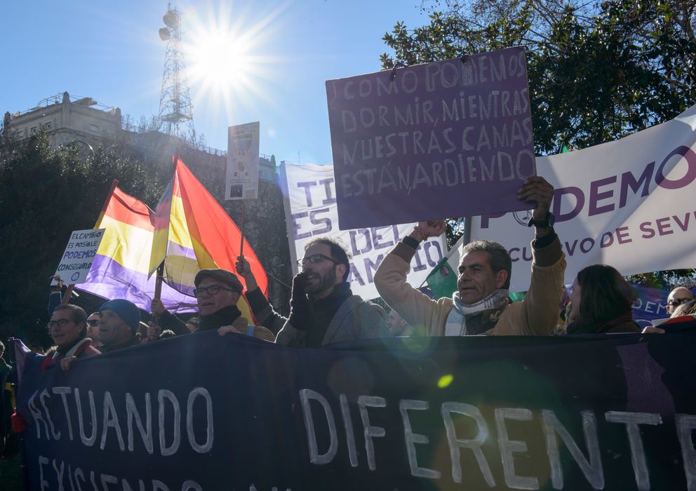 Foto: Marcha del cambio celebrada el pasado sábado en Madrid. (Daniel Muñoz)