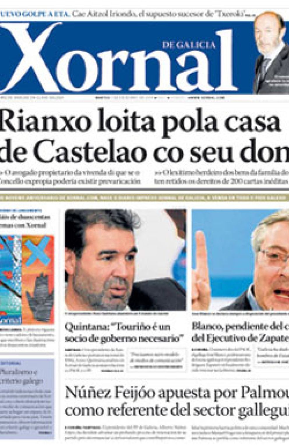 Foto: El constructor Jacinto Rey cierra ‘Xornal’, el periódico que lanzó al calor del bipartito gallego