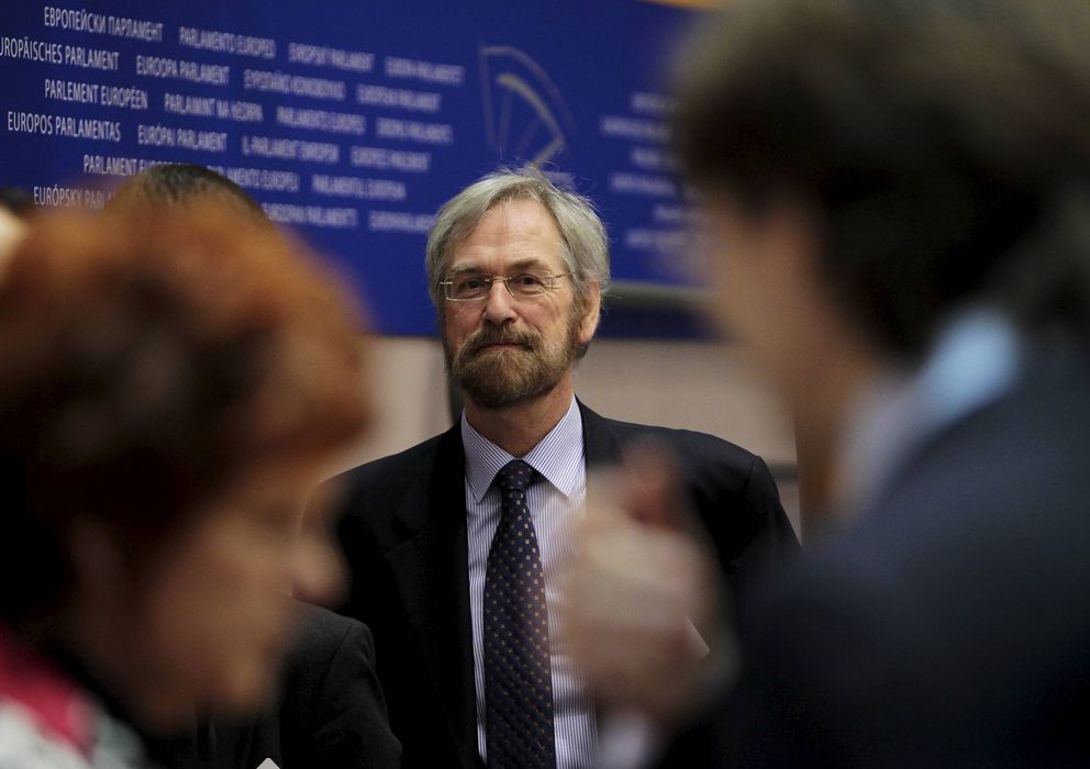 Foto: El belga Peter Praet, miembro del Consejo Ejecutivo del Banco Central Europeo. (EFE)