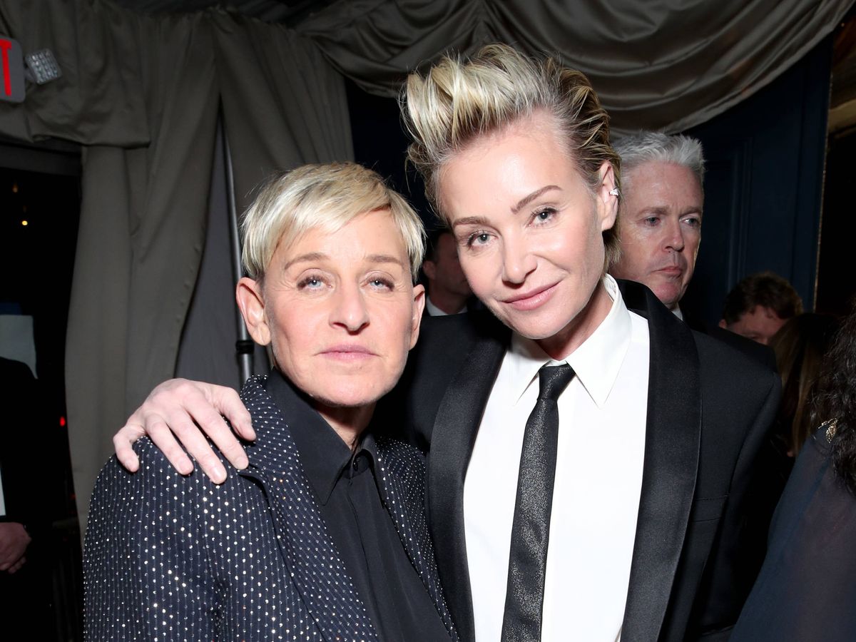 Foto:  La pareja formada por Ellen DeGeneres y Portia de Rossi. (Getty)