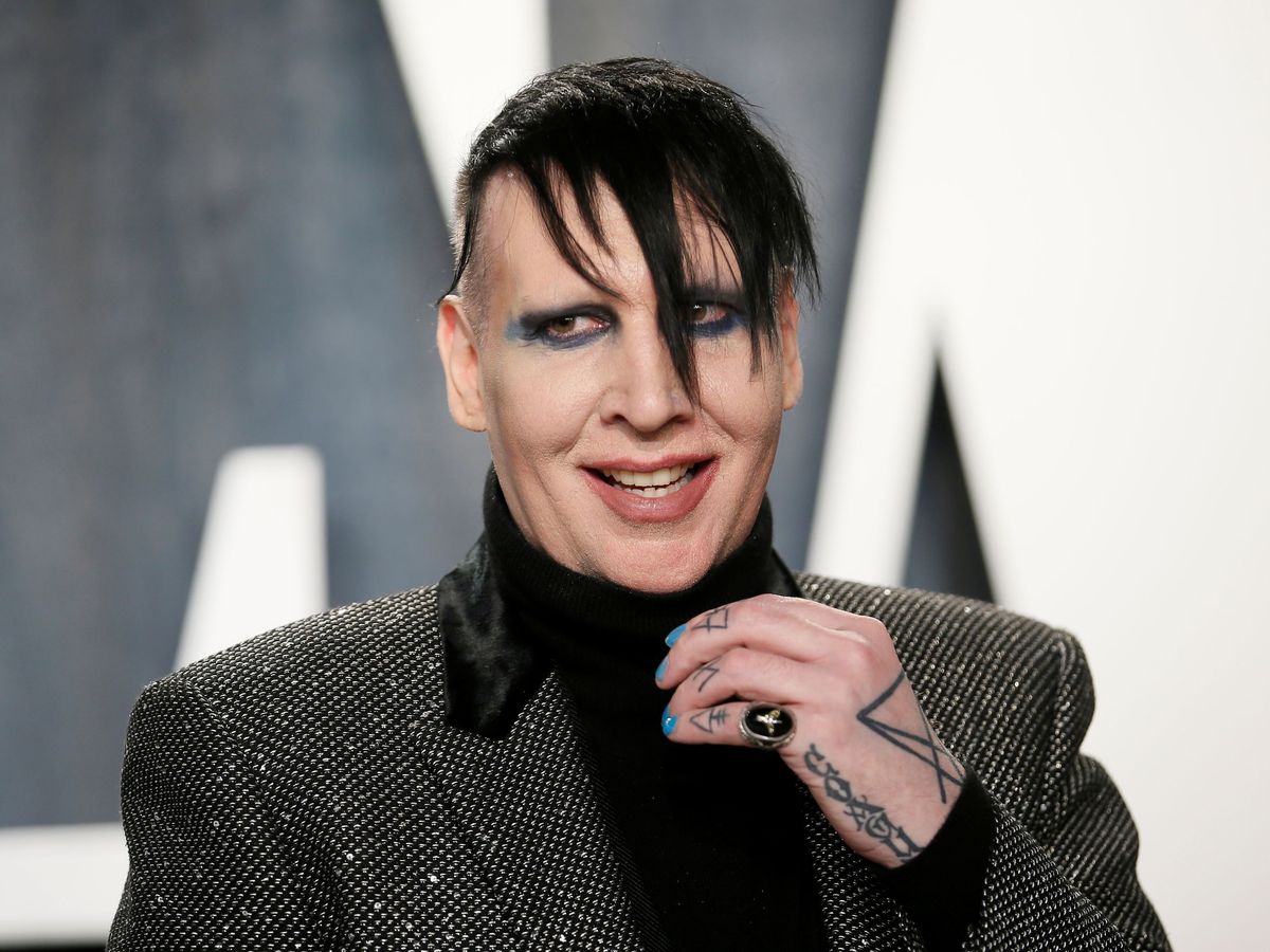 Foto: Marilyn Manson en febrero de 2020. (Reuters)
