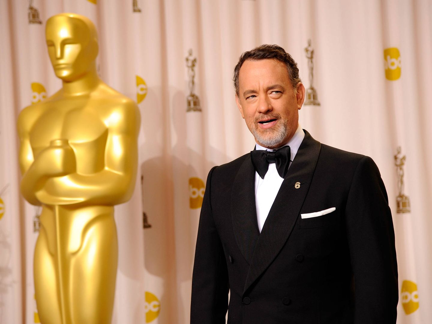 El actor Tom Hanks en la ceremonia de los Oscar 2012 (Getty Images)