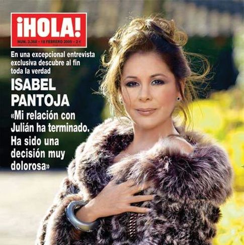 Isabel Pantoja, en la portada de '¡Hola!'.
