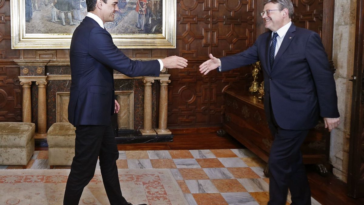 Sánchez asume la agenda de Puig de cara a la campaña del 26-J pero evita la deuda histórica