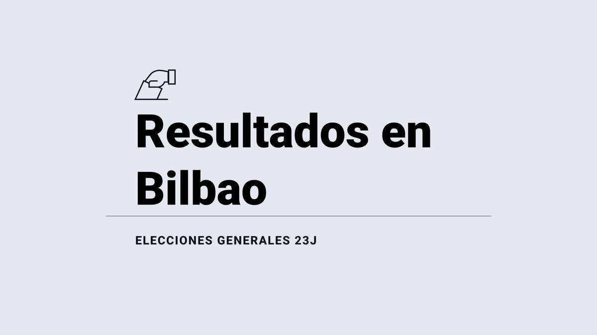 Bilbao, 23J | Resultados, votos, escaños y escrutinio de las elecciones generales del 2023: última hora en directo