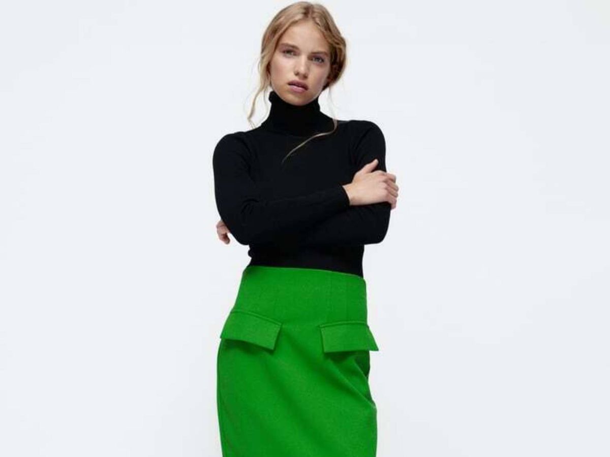 Foto: Una nueva falda low cost y de tendencia de Zara. (Cortesía)