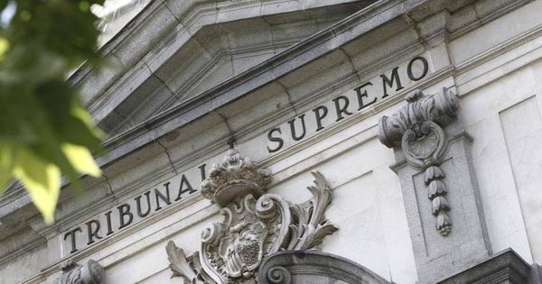 Foto: Imagen de archivo de la fachada del Tribunal Supremo. (EFE)