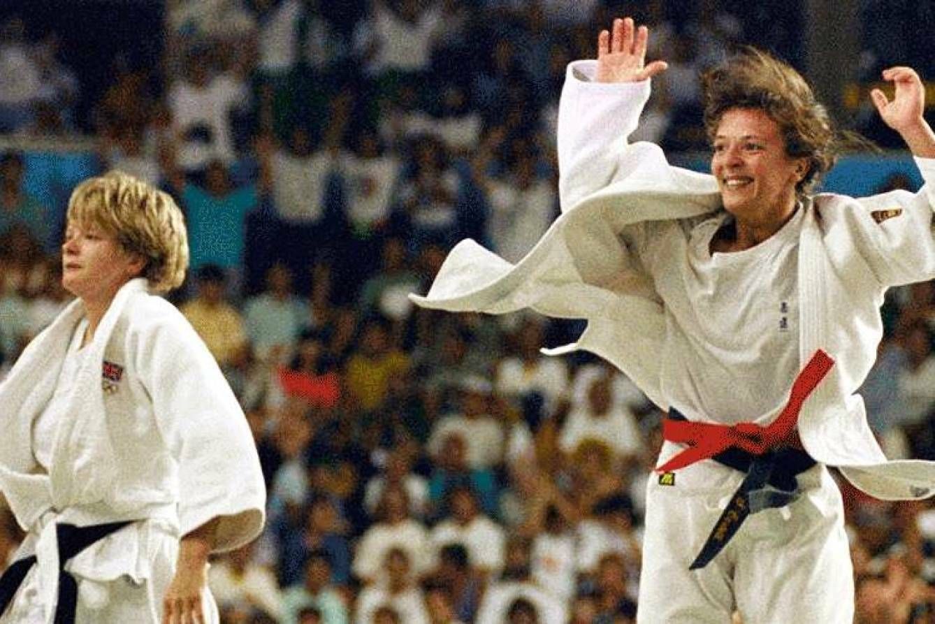Miriam Blasco, primera mujer española en conseguir un oro olímpico. 