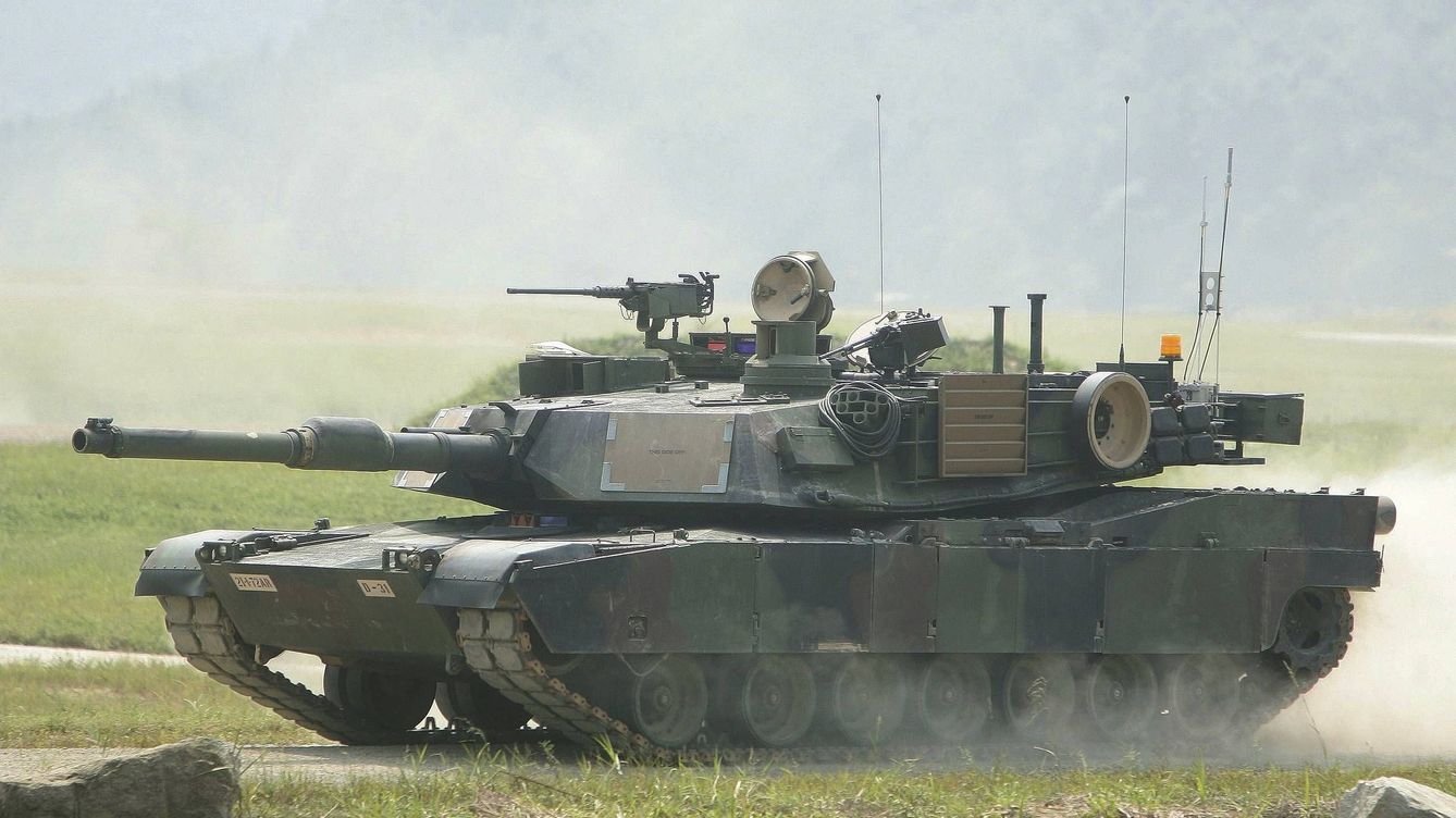 Foto: Imagen de un tanque Abrams. (EFE/Kim Hee-Chul)