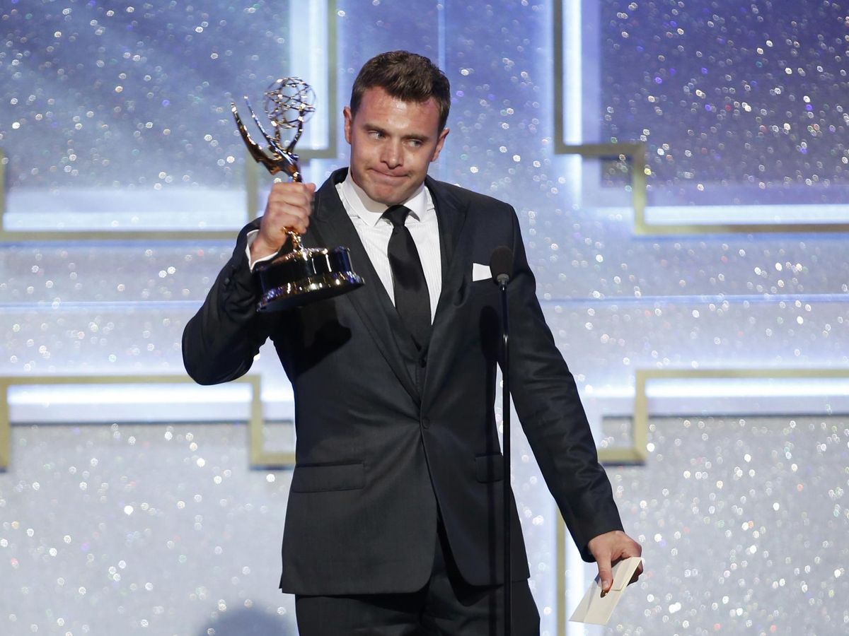 Foto: Billy Miller en los Emmy Awards en Beverly Hills. (Reuters/Danny Moloshok)