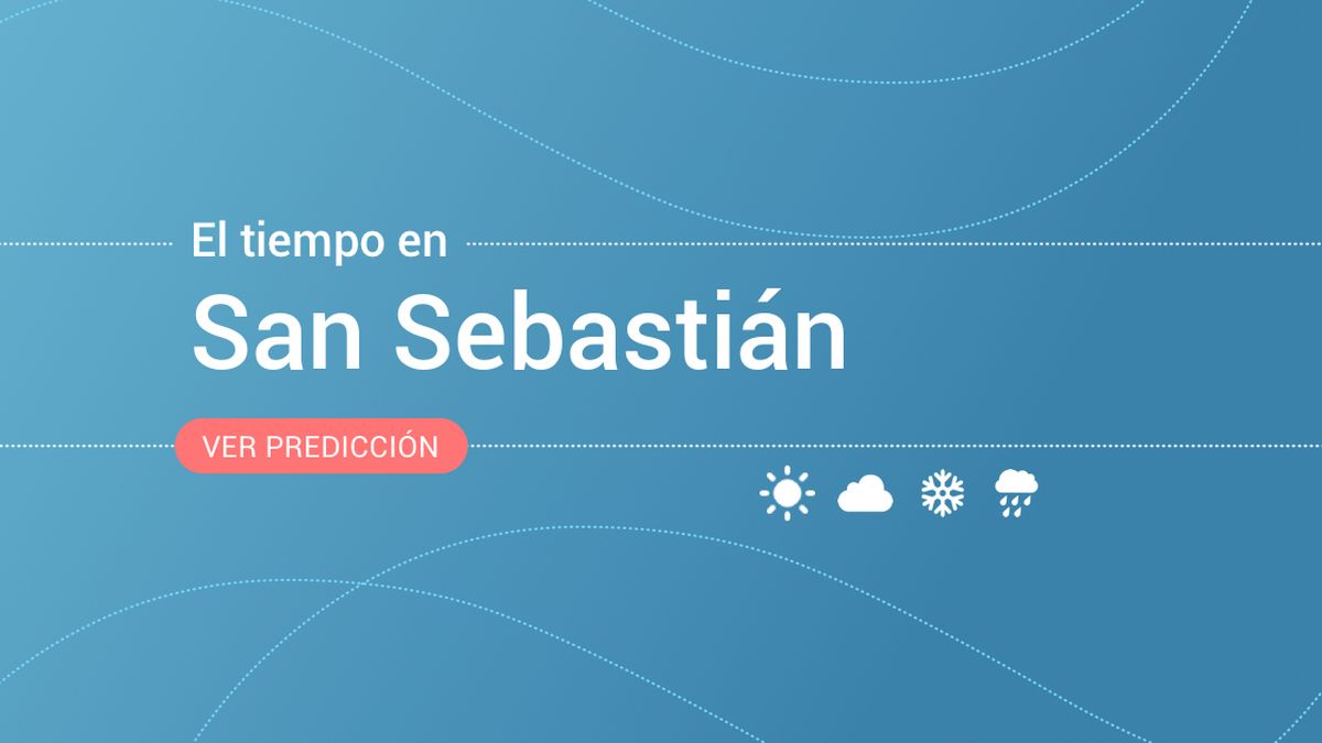 El tiempo en San Sebastián: previsión meteorológica de hoy, domingo 29 de octubre