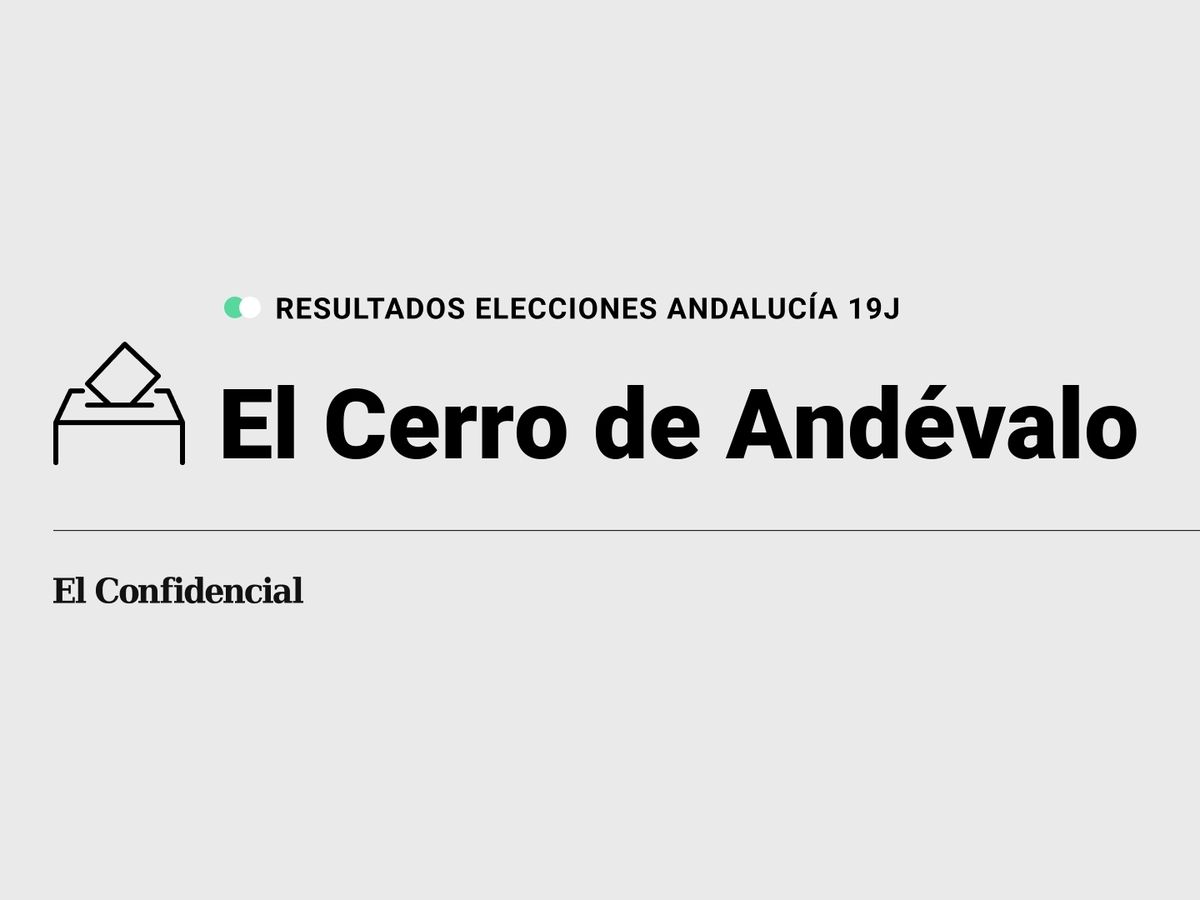 Foto: Resultados en El Cerro de Andévalo, Huelva, de las elecciones de Andalucía 2022 este 19-J (C.C./Diseño EC)