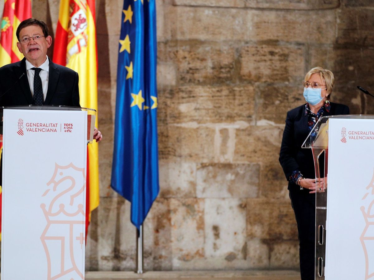Foto: El presidente de la Generalitat, Ximo Puig, y la consejera de Sanidad, Ana Barceló. (EFE)