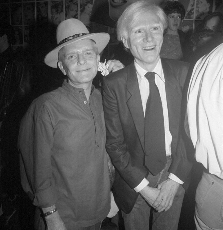 Truman Capote y Andy Warhol