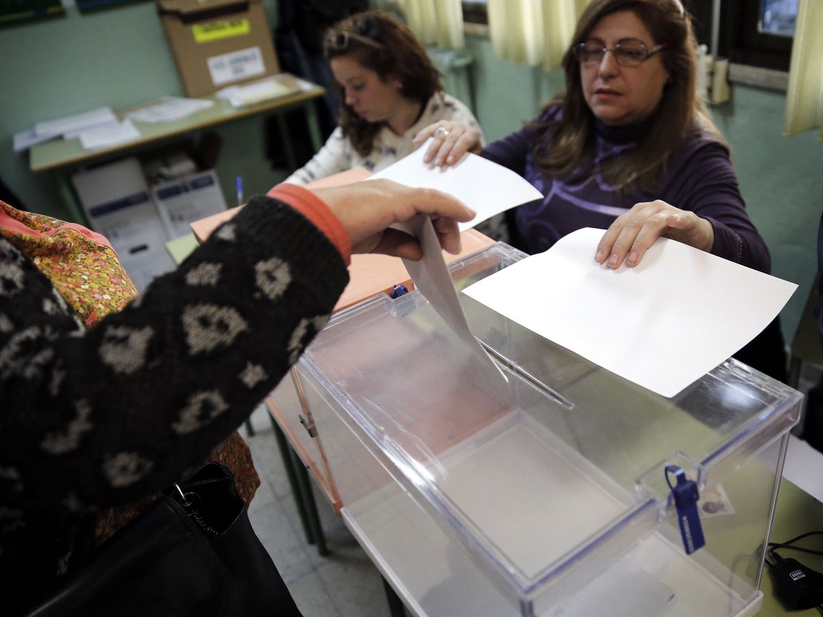 Foto: Elecciones generales de 2015 en España. (Efe)