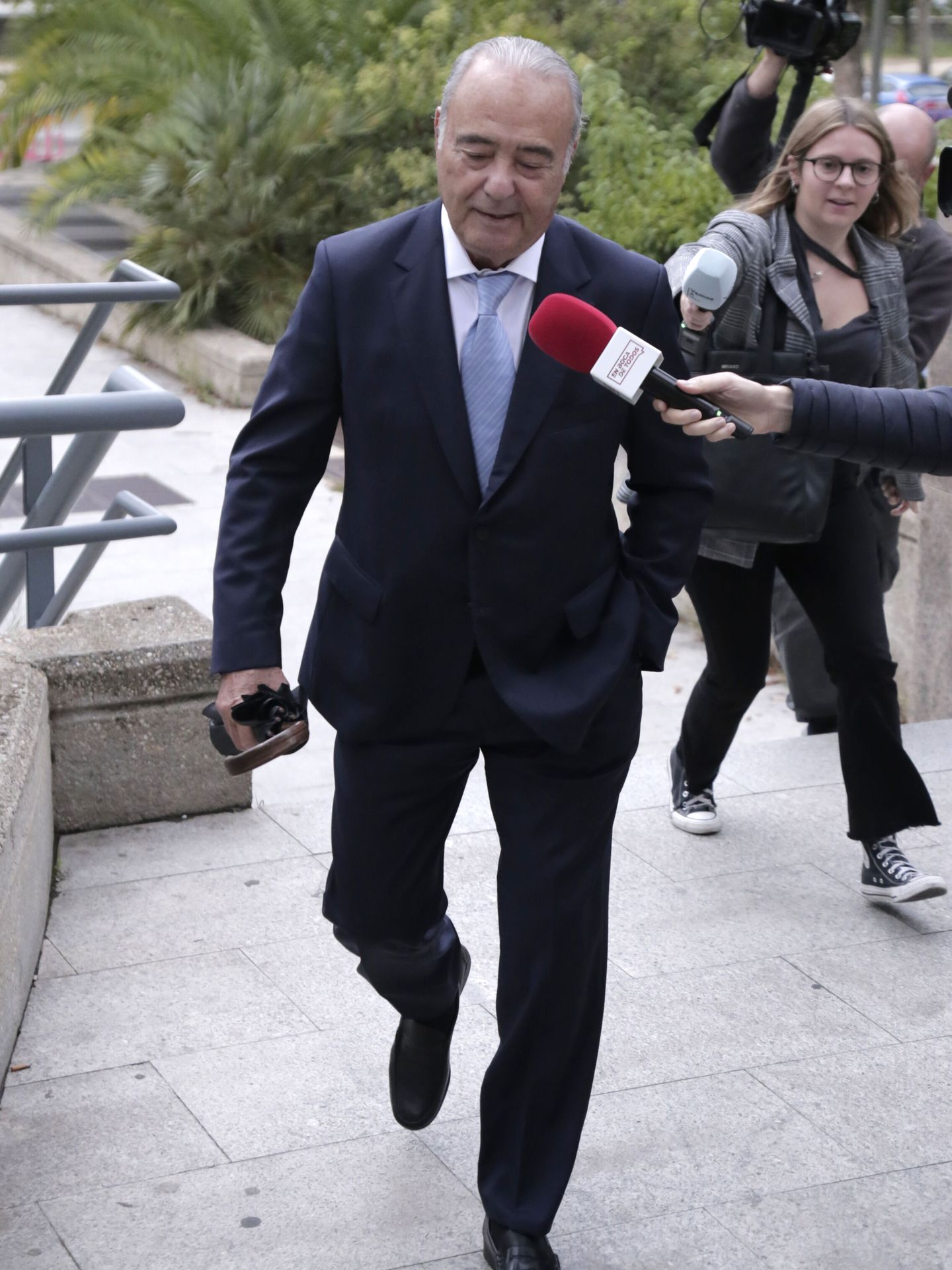Carlos Iglesias, hermano de Julio Iglesias, en la Audiencia Provincial de Madrid. (Europa Press/A. Gutiérrez)