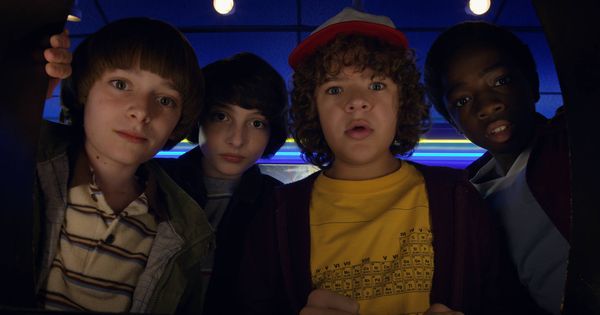 Foto: Los jóvenes protagonistas de 'Stranger things'. (Netflix)