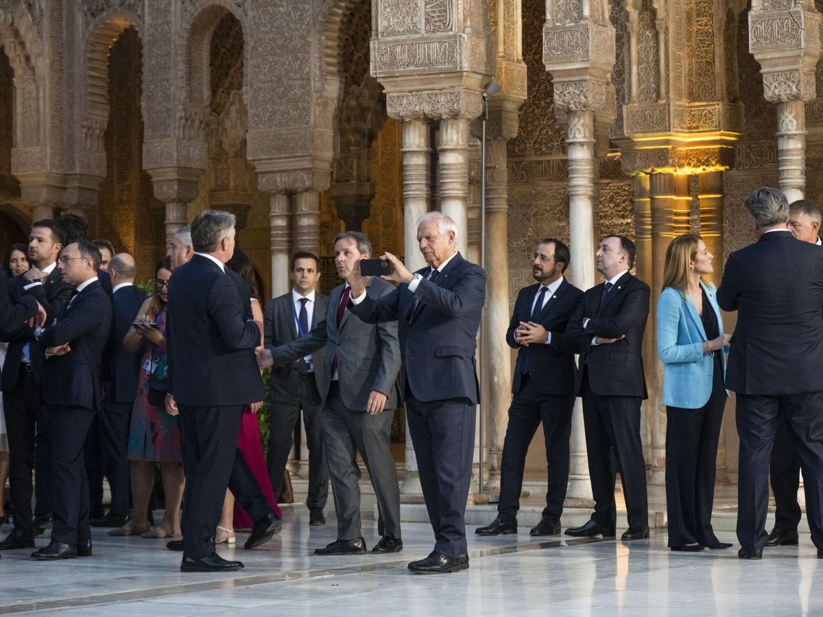 Foto: Los líderes europeos visitan la Alhambra. (EFE / Miguel Ángel Molina)