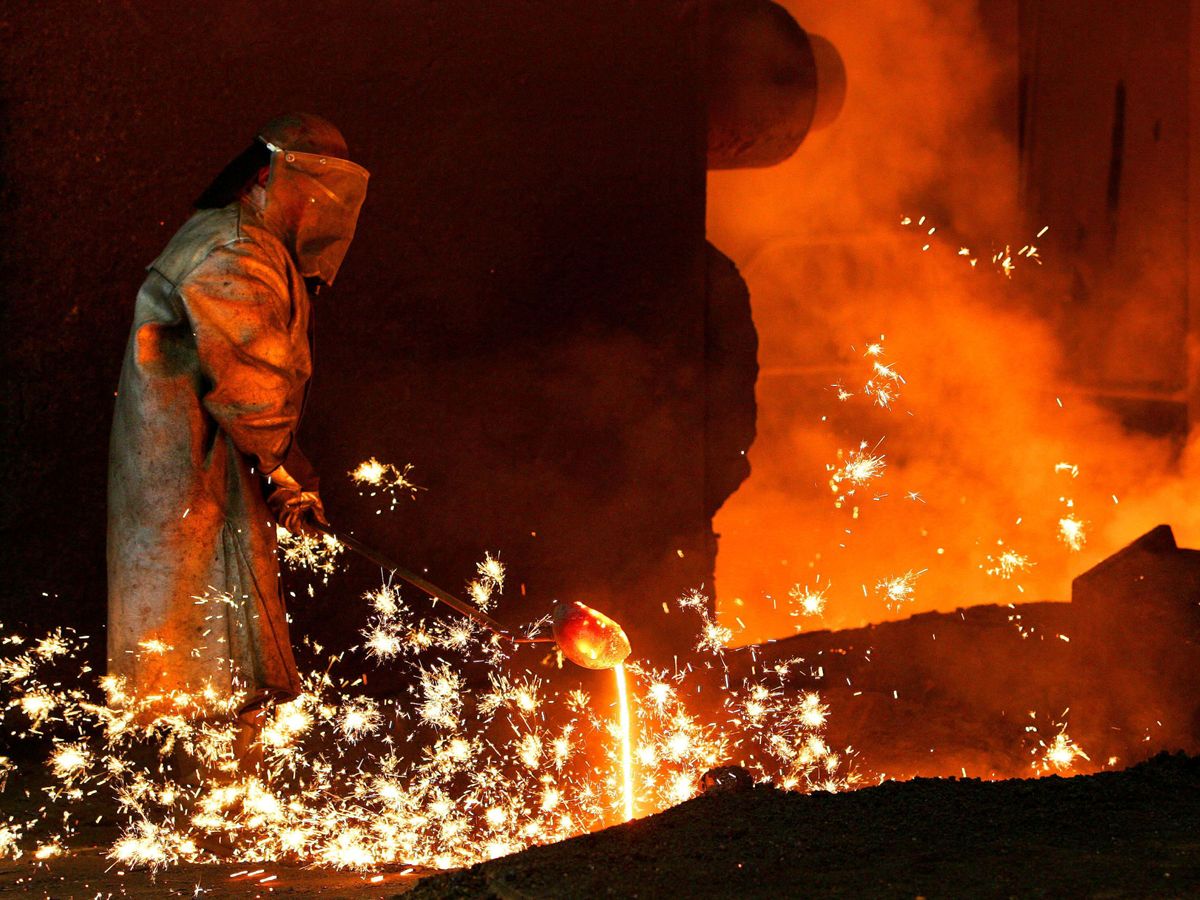 Foto: Fábrica de acero de Arcelor en Lieja. (Reuters)
