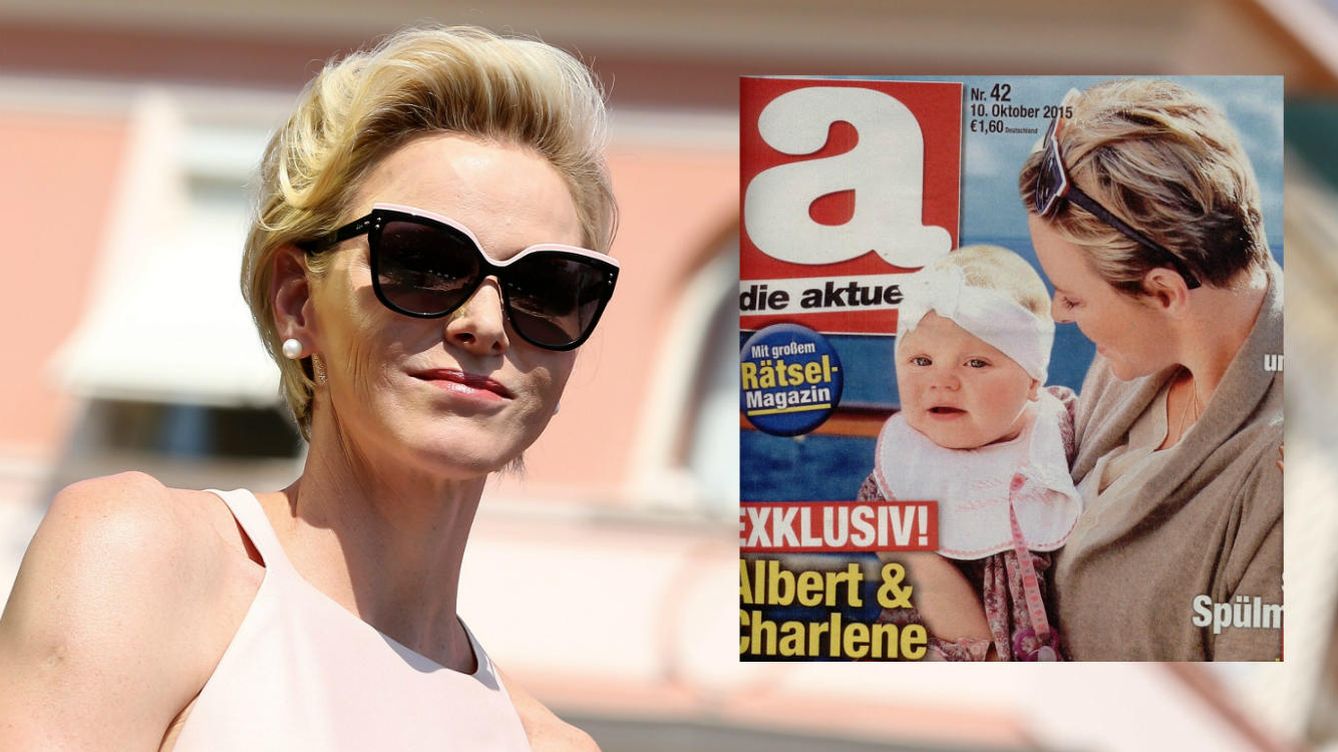 Foto: La princesa de Mónaco y su hija Gabriella en la portada de 'Die Aktualle'