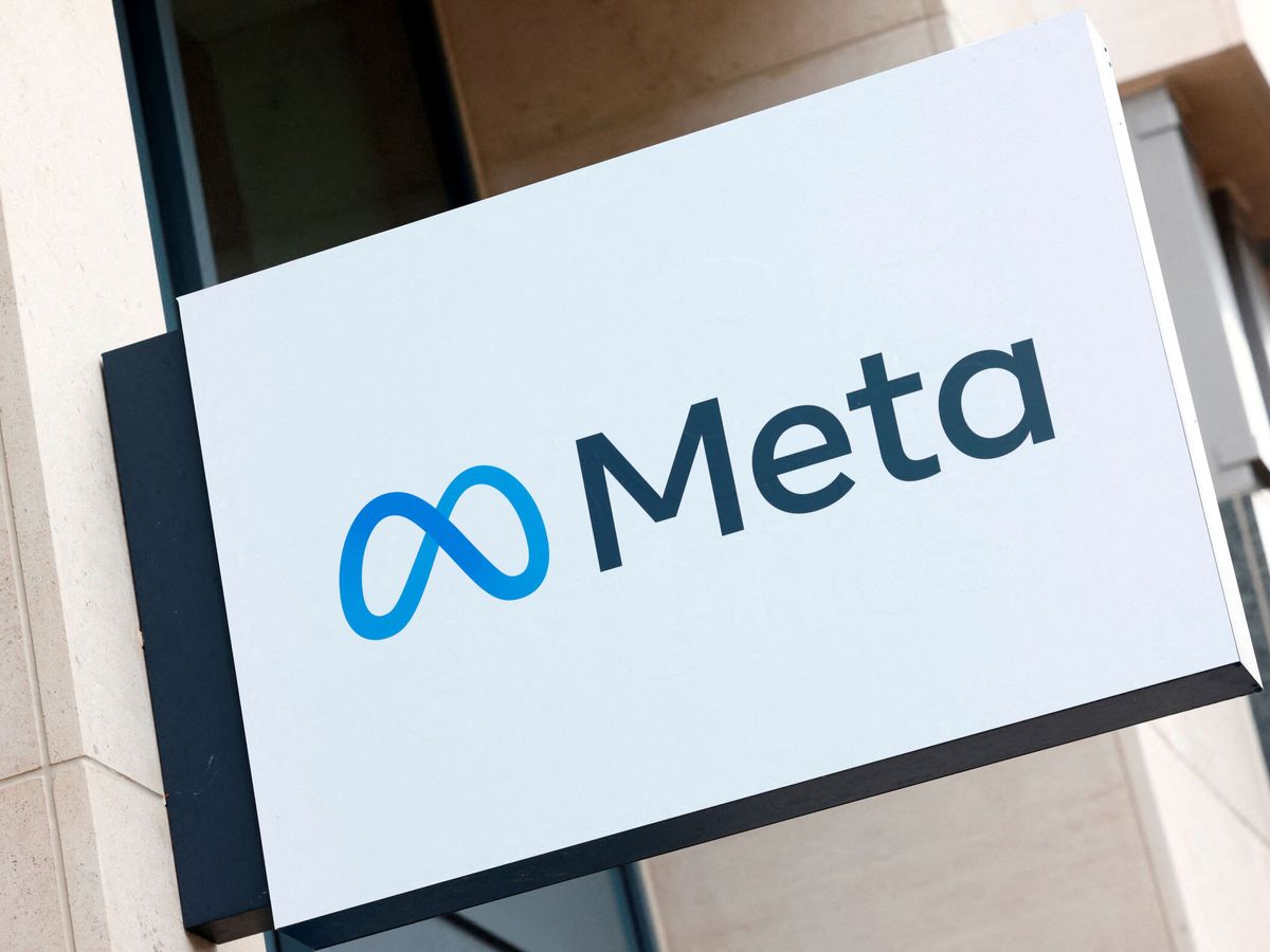 Foto: Logo de Meta. (Reuters/ Yves Herman)