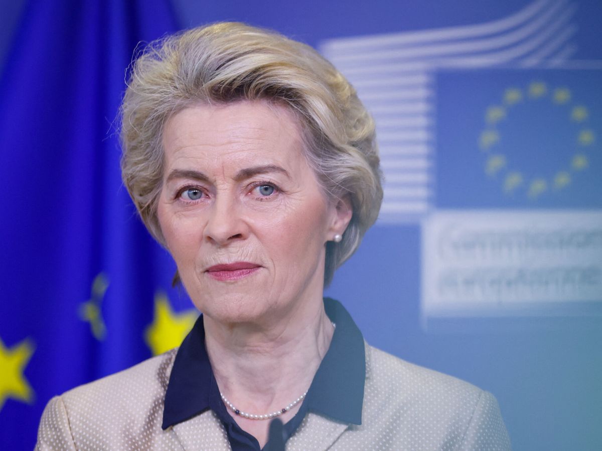 Photo: The President of the European Commission, Ursula von der Leyen.  (Reuters/Johanna Geron)