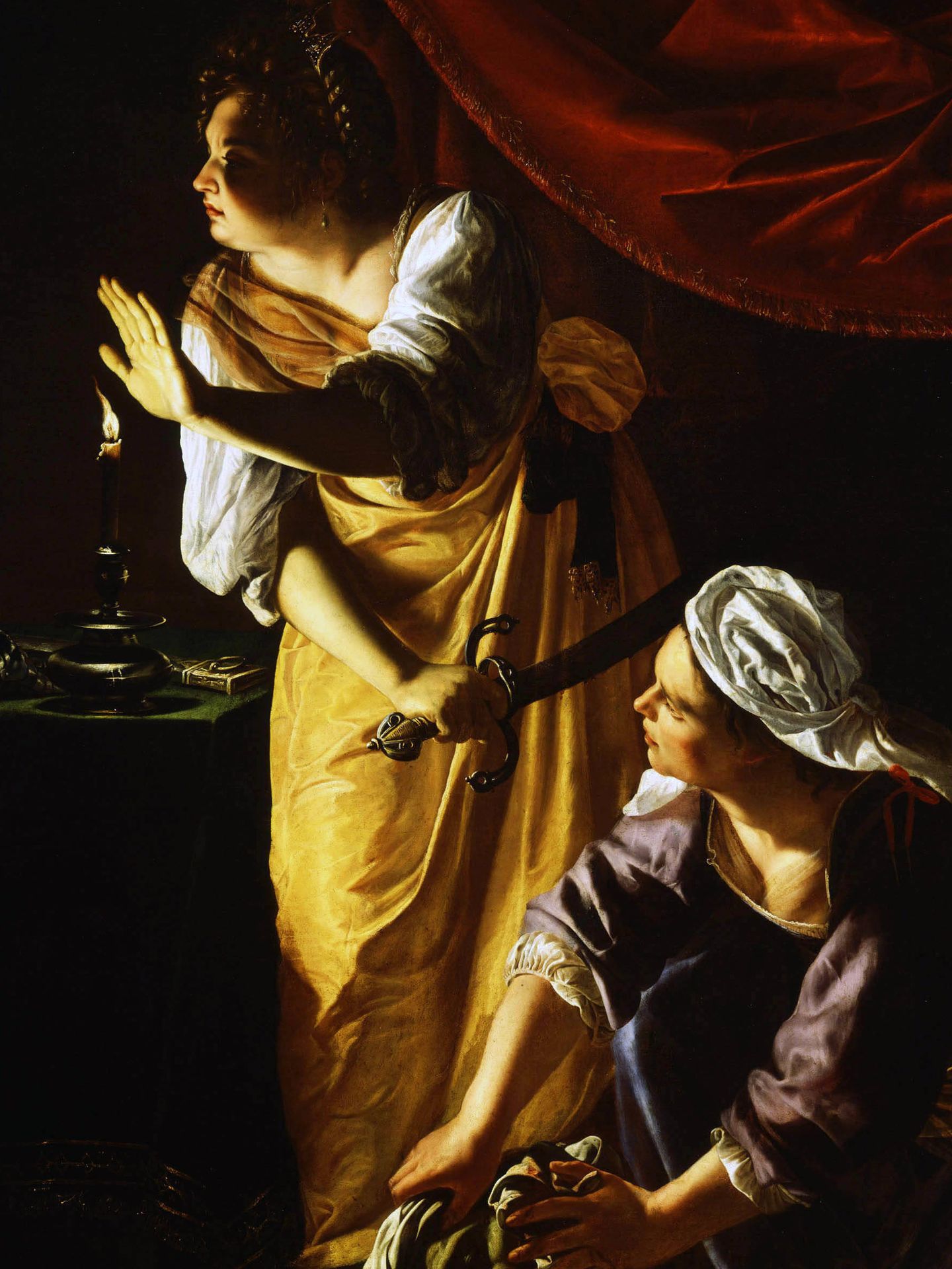 'Judit y su doncella', Artemisia Gentileschi, 1623-25. Detroit Institute of Arts.