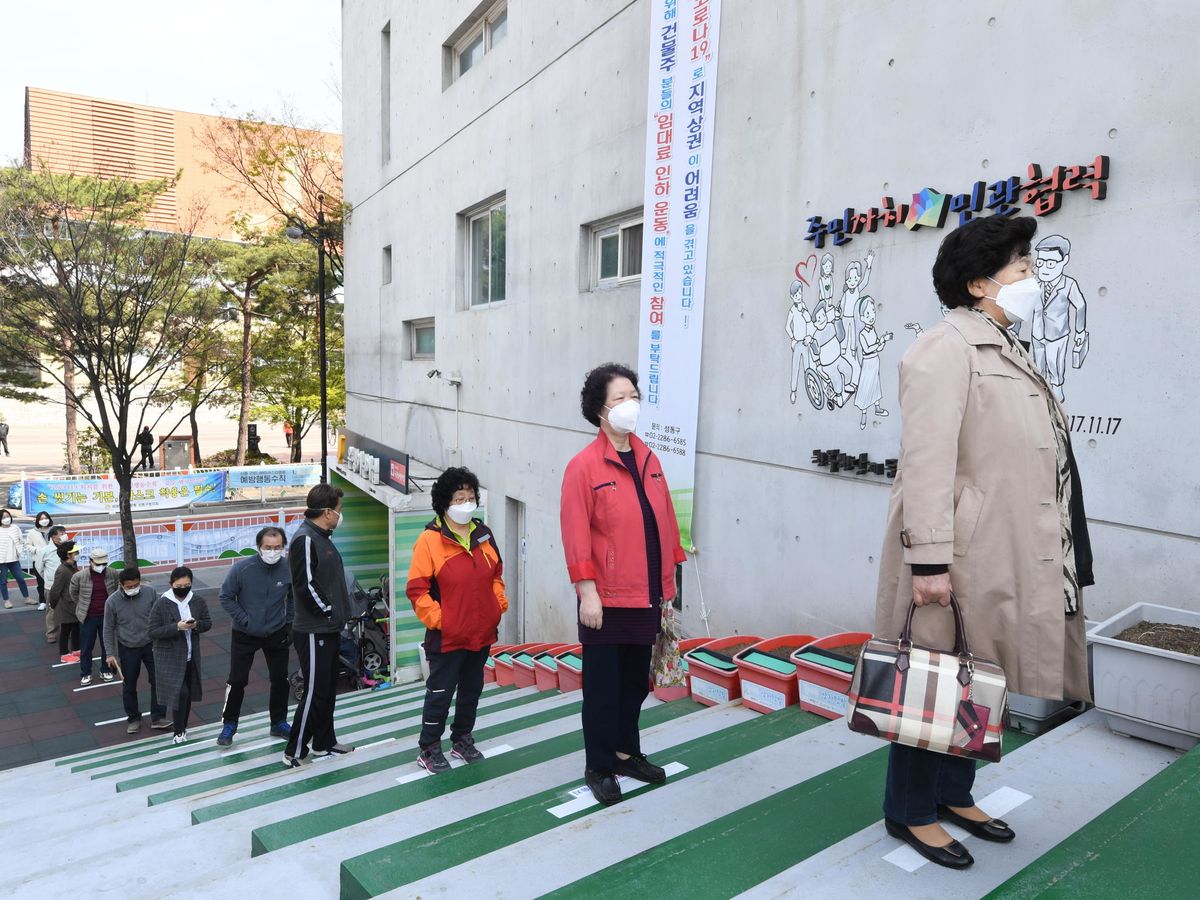 Foto: Votación en Corea del Sur (Reuters)