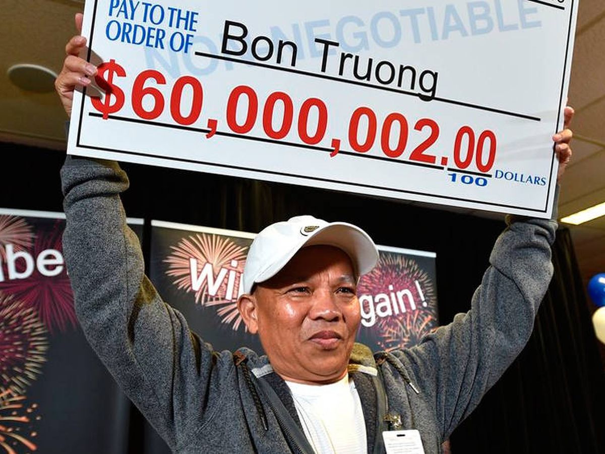 Foto: Bon Truong tardó diez meses en cobrar su premio millonario (Foto: Lotto Max)