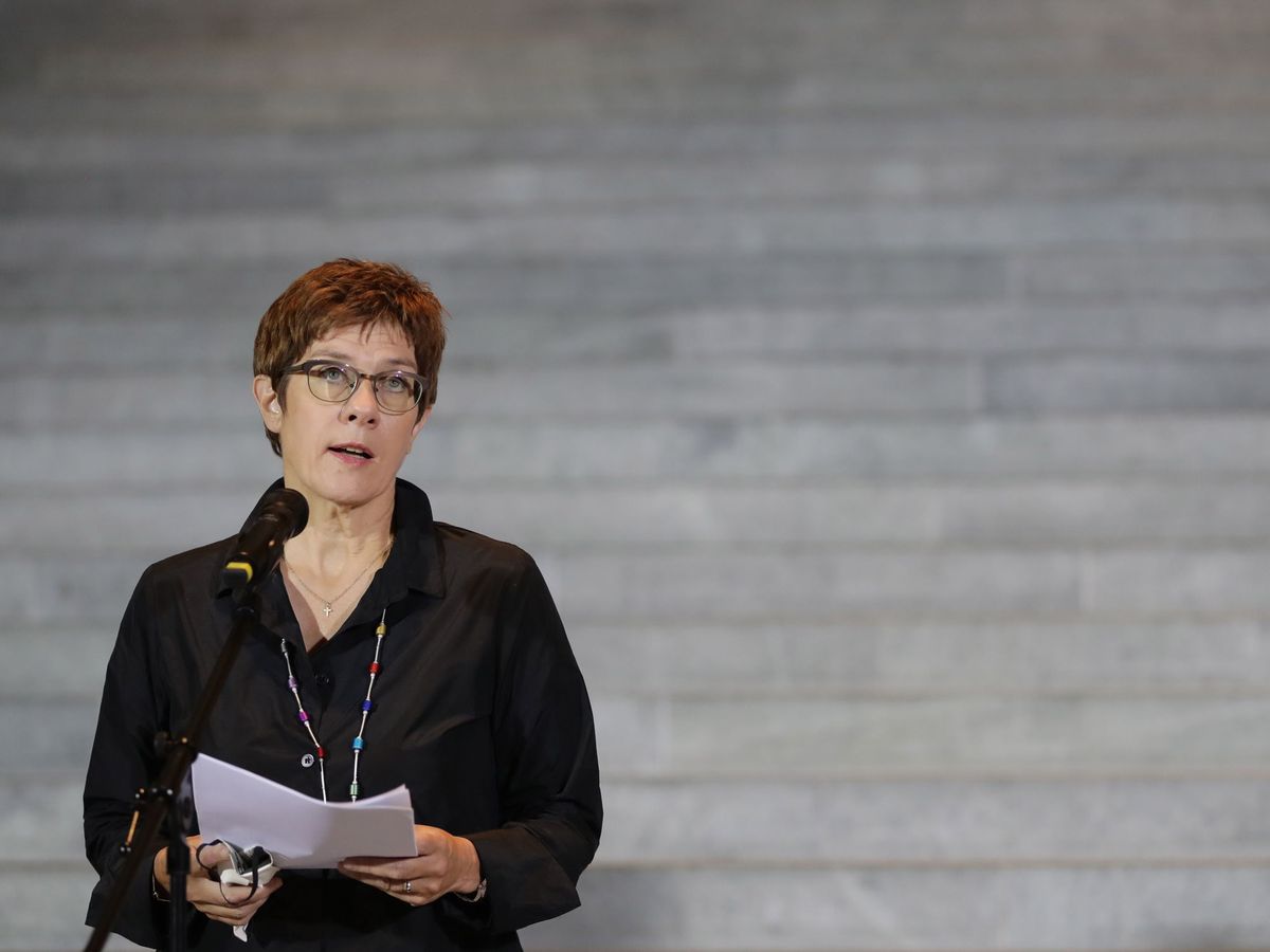 Foto: Annegret Kramp-Karrenbauer, la presidenta de la Unión Cristianodemócrata. (EFE)