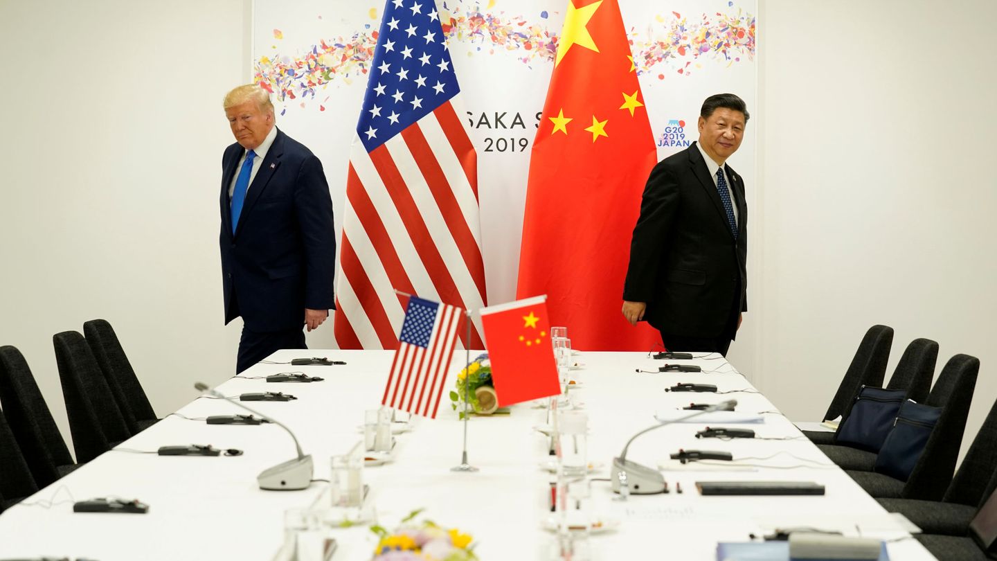 Donald Trump y Xi Jinping en la reunión del G20 en la ciudad japonesa de Osaka. (Reuters)