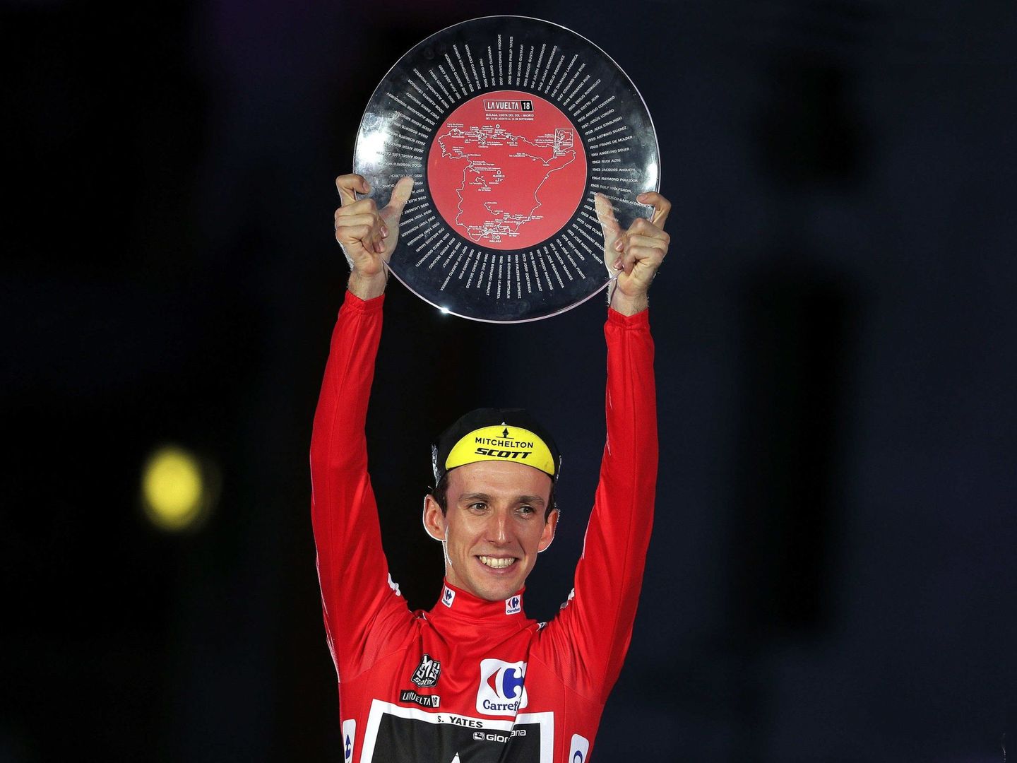 Simon Yates fue el ganador de la Vuelta a España 2018. (EFE)