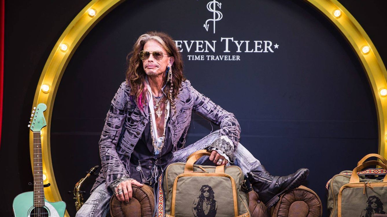 Steven Tyler, el rockero que ahora tiene su propia marca de maletas