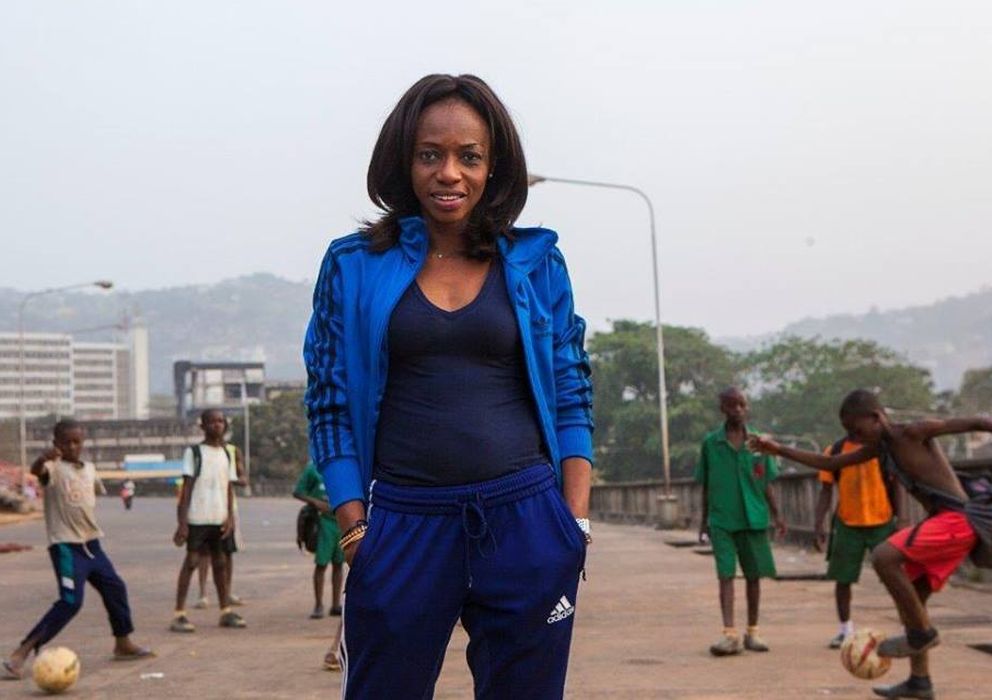 Foto: Isha Johansen, presidenta de la Asociación de Fútbol de Sierra Leona