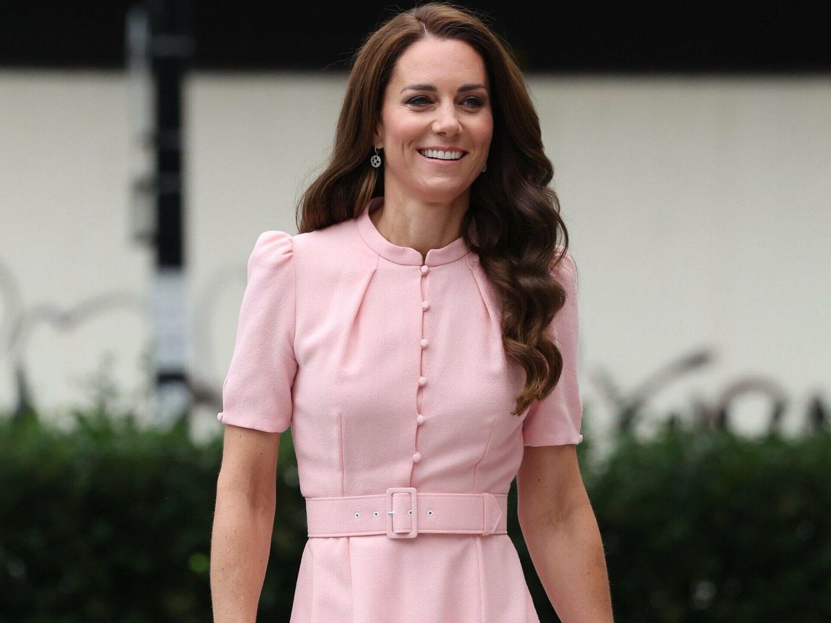 Foto: Kate Middleton, en su visita al Victoria & Albert. (CP)