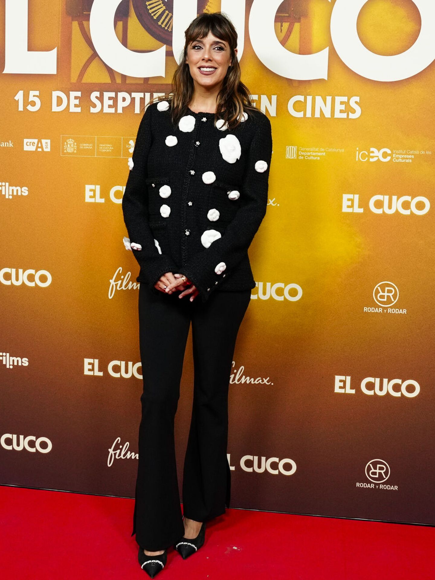 La actriz Belén Cuesta posa a su llegada a la presentación de la película 'El cuco'. (EFE)