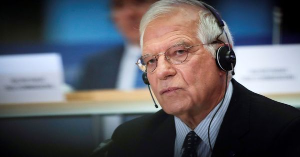 Foto: El alto representante para la Política Exterior de la UE designado, el español Josep Borrell, participa en su audiencia confirmatoria ante el Parlamento Europeo. (EFE)